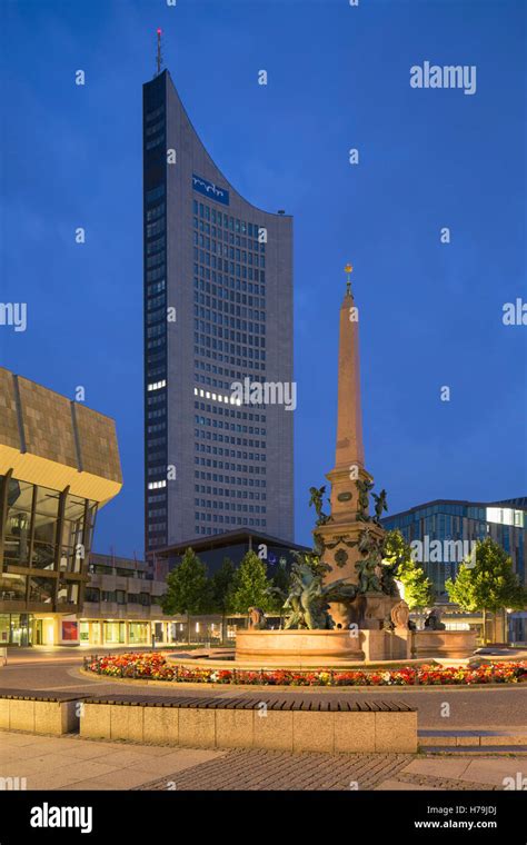 Panorama tower leipzig hi-res stock photography and images - Alamy