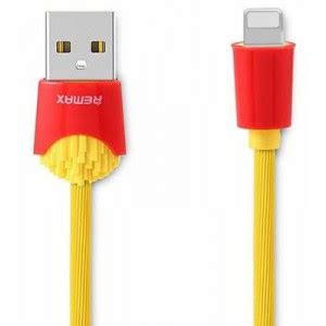 Remax Rc 114i Chips Series Yellow 1m USB To Lightning Cable GeeWiz