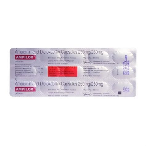 Ampilox Capsule Ampicillin Dicloxacillin Mg At Rs