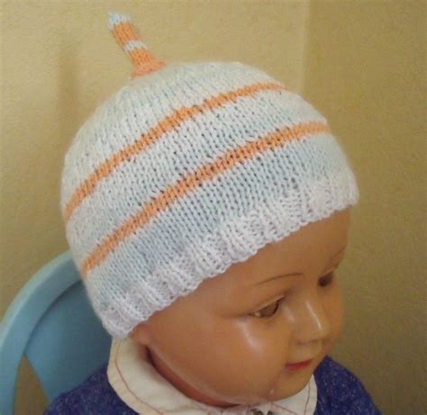 Tricoter Un Bonnet Pour Un Nourrisson Id Es De Tricot Gratuit