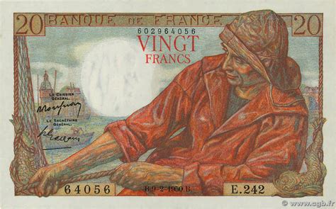 Francs P Cheur France F B Banknotes