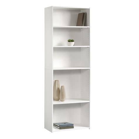 Sauder Beginnings 5 Shelf Bookcase Soft White