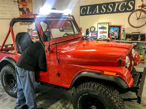 Custom Restored CJ5 Lifted BFG 33s Rebuilt 304 Bikini Top New Seats New Covers Classic Jeep CJ