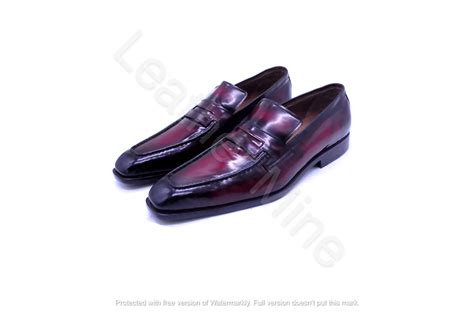 Mens Handmade Red Patent Leather Dress Shoes For Men Custom Made Formal Shoes On Storenvy