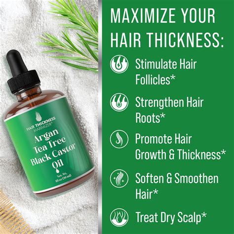 Hair Growth Oils With Tea Tree Oil Hair Thickness Maximizer