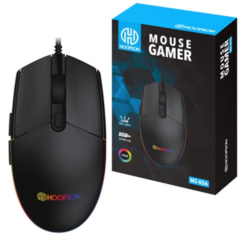 Mouse Gamer Led Rgb Marca Hoopson Ms