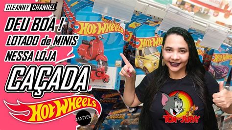 CAÇADA HOT WHEELS DEU BOA LOJA LOTADA de MINIS PT BR Cleanny channel YouTube