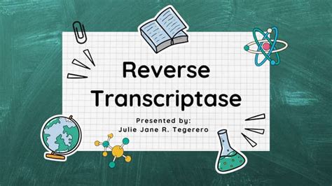 reverse-transcriptase ADVANCES IN BIOLOGICAL SCIENCE.pptx