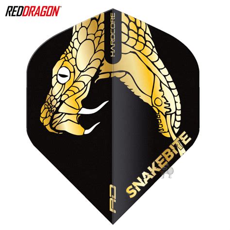 フライト RedDragon レッドドラゴン ハードコア プレミアム スネークバイト ゴールド スネーク Hardcore Premium Snakebite Gold Snake ダーツ