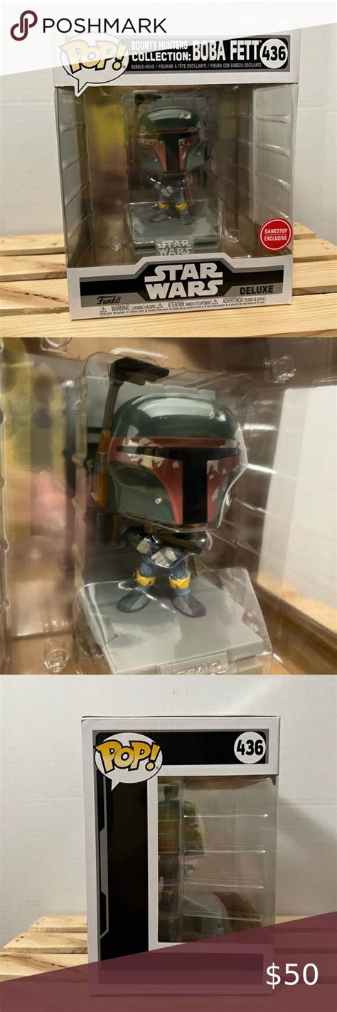 Funko Pop Deluxe Star Wars Bounty Hunters Collection Boba Fett