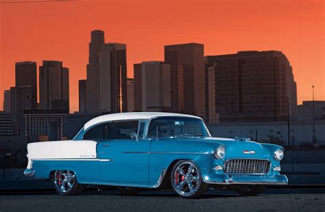 1955 Chevrolet 210 Sedan Two Door Hotrod Streetrod Hot Rod Street Usa 2048x1340 12
