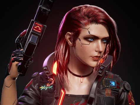 Cyberpunk 2077 Video Game [female Cyborg V] 4k Wallpaper Download