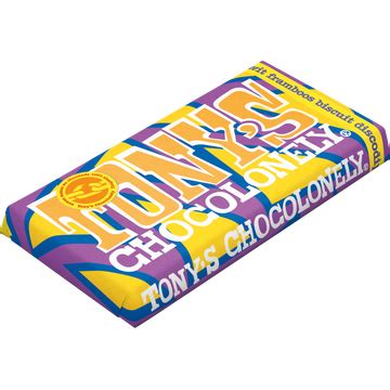 Tony S Chocolonely Witte Chocolade Reep Framboos Biscuitdiscodip G