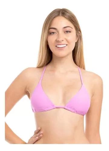 Bikini Triangulo Liso Morado Cuotas Sin Inter S