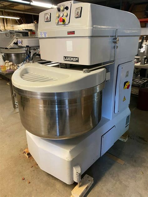 Lucks SM160 Commercial Large Volume Bakery Spiral Dough Mixer 352 Lbs