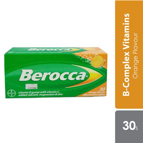 Berocca Effervescent Orange 30s Alpro Pharmacy