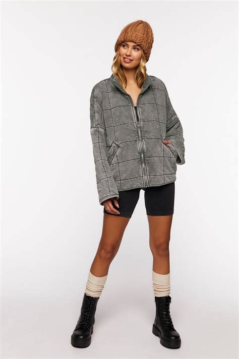 Quilted Zip Up Jacket