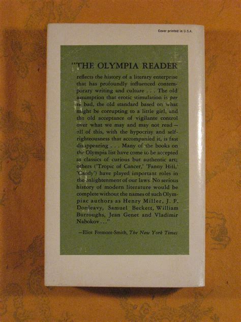 Olympia Reader The By Girodias Maurice Ed Henry Miller J P