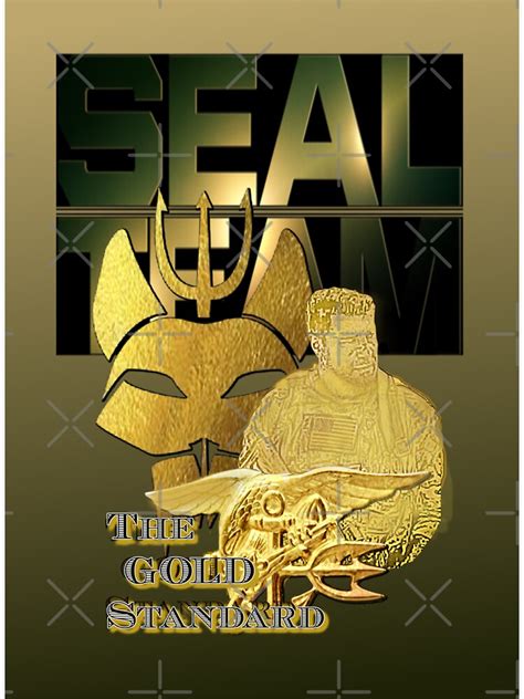 Bravo Seal Team Gold Standard Sticker For Sale By Coffeecountyjim