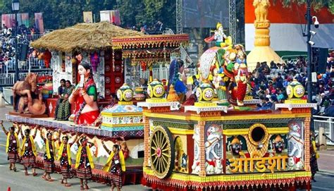 Odisha Tableau Takes Part In Full Dress Rehearsal For Republic Day