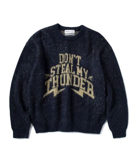 MUSINSA公式 SUPERSUB THUNDER Brushed Knit Navy