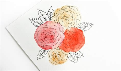 Rose Garden Drawing at GetDrawings | Free download