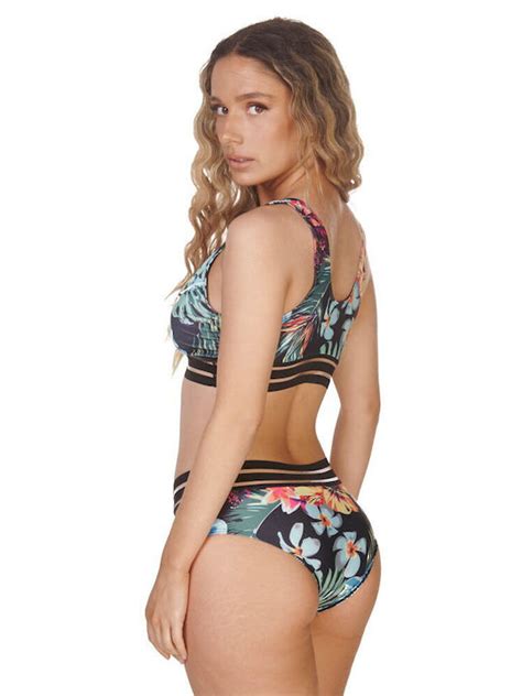 Comfort 20 23014 Set Bikini Floral Τριγωνάκι Ψηλόμεσο Skroutz gr