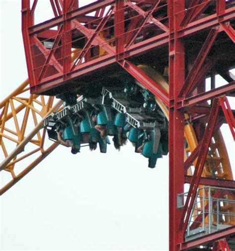 Riders Stuck Upside Down On Roller Coaster