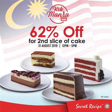 Harga Cake Secret Recipe Satu Slice