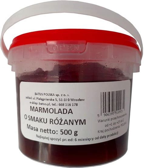 Marmolada Różana 500g Ceny i opinie Ceneo pl