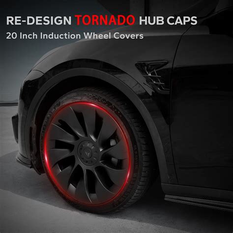 Snapklik Klutchtech Tesla Model Y Hubcaps Inch Tornado Wheel