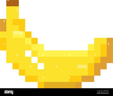 Minecraft Banana Pixel Art