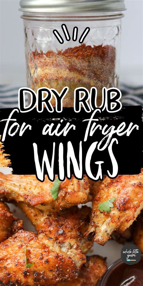 Air Fryer Chicken Wings Dry Rub The Best Chicken Wing Rub Recipe