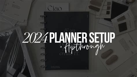 My Planner Setup Flip Through Minimal Planner Youtube