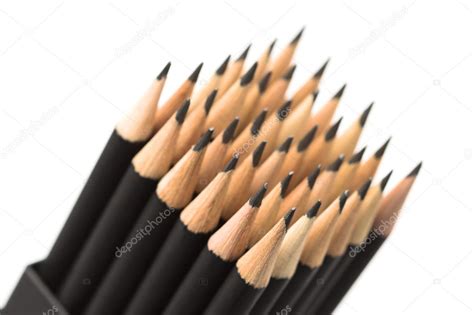 Graphite pencils Stock Photo by ©de-kay 2400442