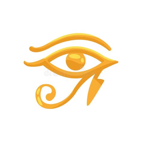 Oog Van Egyptisch Symbool Horus Stock Illustrations Vectors Clipart