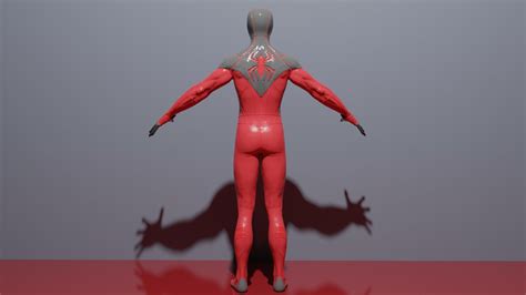 Scarlet Spider Ii Suit 3d Model Rigged Cgtrader