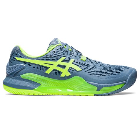 Asics Gel Resolution Erkek Mavi Ye Il Tenis Ayakkab S A