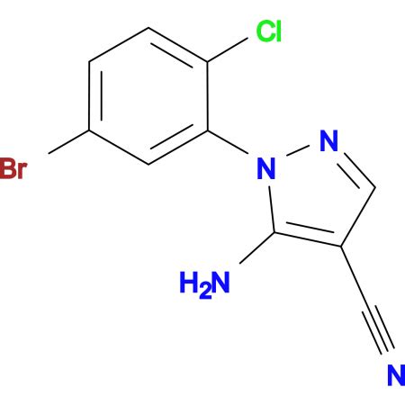 5 Amino 1 5 Bromo 2 Chloro Phenyl 1H Pyrazole 4 Carbonitrile 10 521474