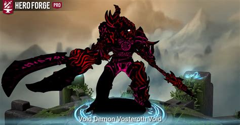 Void Demon Vosteroth Void Made With Hero Forge