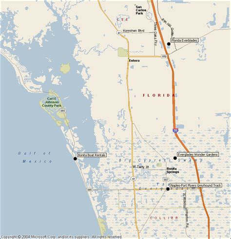 Bonita Springs-Estero Attractions Map/Find Sights-Things-To-Do from ...