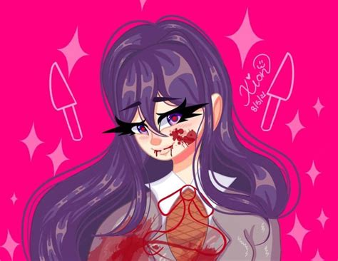 Yuri Doodle By Me 💜🔪 Rddlc