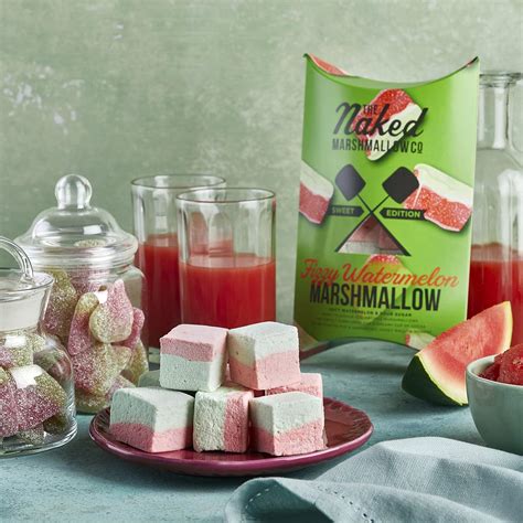 The Naked Marshmallow Fizzy Watermelon Gourmet Marshmallows Buy Now With Express International