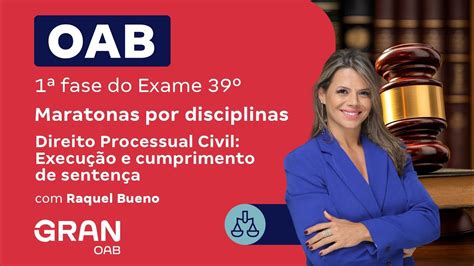 1ª Fase Do Exame 39º Oab Direito Processual Civil Execução E