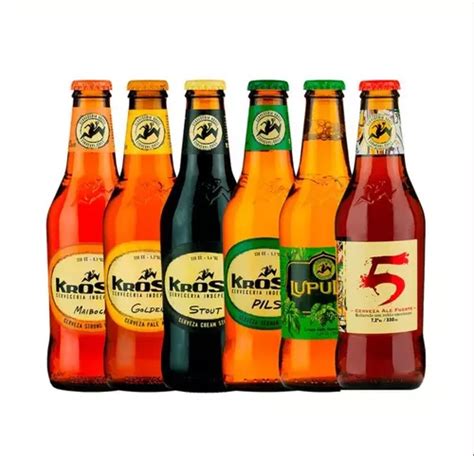 Pack 24 Cerveza Artesanal Mixta 6 Variedades 330cc Botella Cuotas Sin