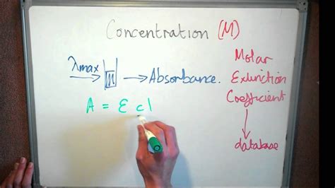 Beer Lambert Law Concentration YouTube