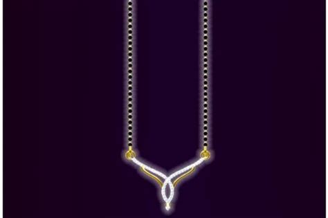 Round Real Diamonds Diamond Mangalsutra At Rs In Deoria Id