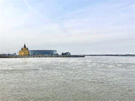 Река Волга. Нижний Новгород. Ледоход | Landmarks, Travel, Building