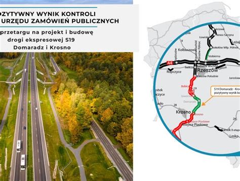 Krok do umowy na realizację S19 Domaradz Krosno