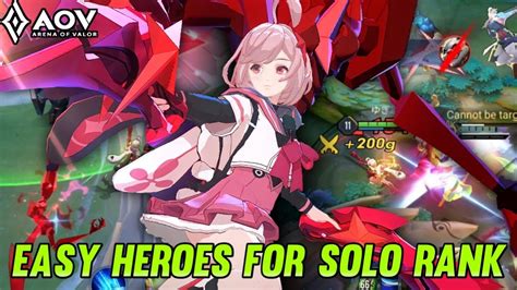 AOV VIOLET DIMENSION BREAKER GAMEPLAY Easy Heroes For Solo Rank